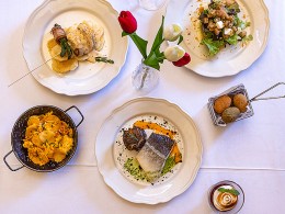 Menú para 2 en un entorno privilegiado 