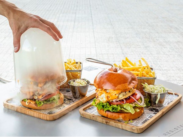 Menú de hamburguesas gourmet para 2 frente al mar en Candelaria