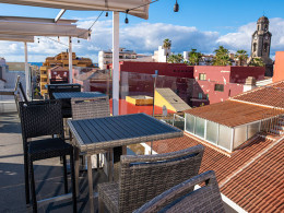 The roof bar & terrace - El Puerto de la Cruz