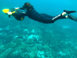 Snorkel con propulsores + reportaje fotográfico + snack 