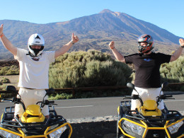 Excursión en quad al Teide o Twin Ticket: quads + motos de agua
