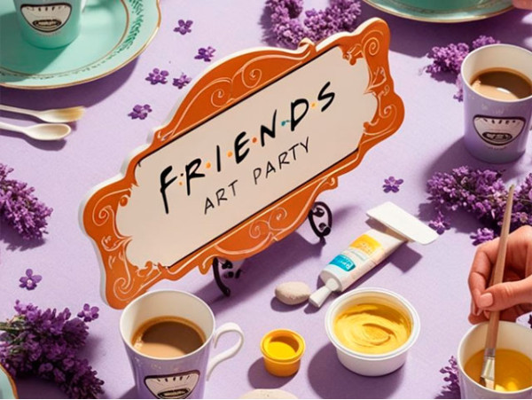 Experiencia FRIENDS con picoteo + taller creativo 