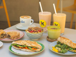 Desayuno o brunch saludable en el Mercado de Nuesta Señora de África