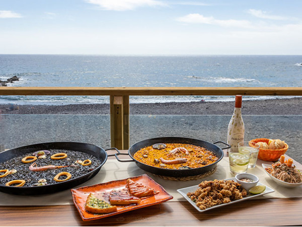 Menú de arroz para 2 frente al mar en Caletillas