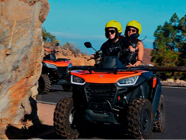 Ruta en quad para 2 al Teide de día o al atardecer