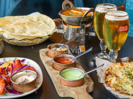 Menú de Comida India frente al mar para 2 en Bombay Babu Santa Cruz