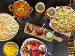 Menú de Comida India frente al mar para 2 en Bombay Babu Santa Cruz