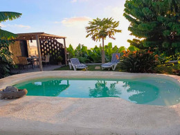 Estancia entre plataneras: 2 noches para 2 en cabaña con piscina privada