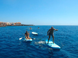 Alquiler o clase de paddle surf en Güímar