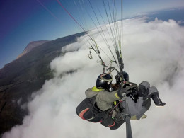 Parapente biplaza con salida desde el norte + video del despegue con opción de vuelo acrobático