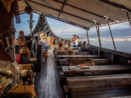 Paseo en barco vikingo