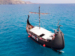 Paseo en barco vikingo