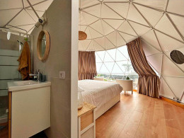 Estancia en domo para 2 con vistas al mar y desayuno 