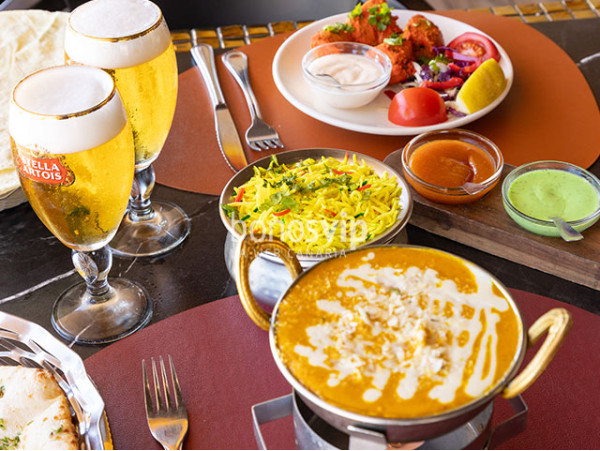 Menú de comida India frente al mar para 2 en Bombay Babu La Tejita 